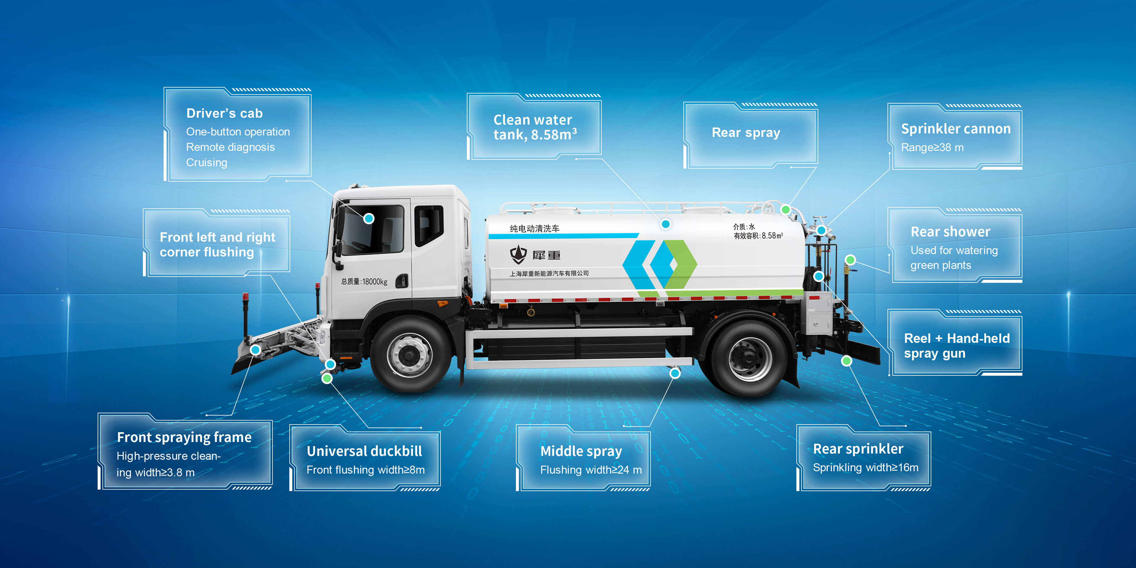 18T Cleaning Vehicle