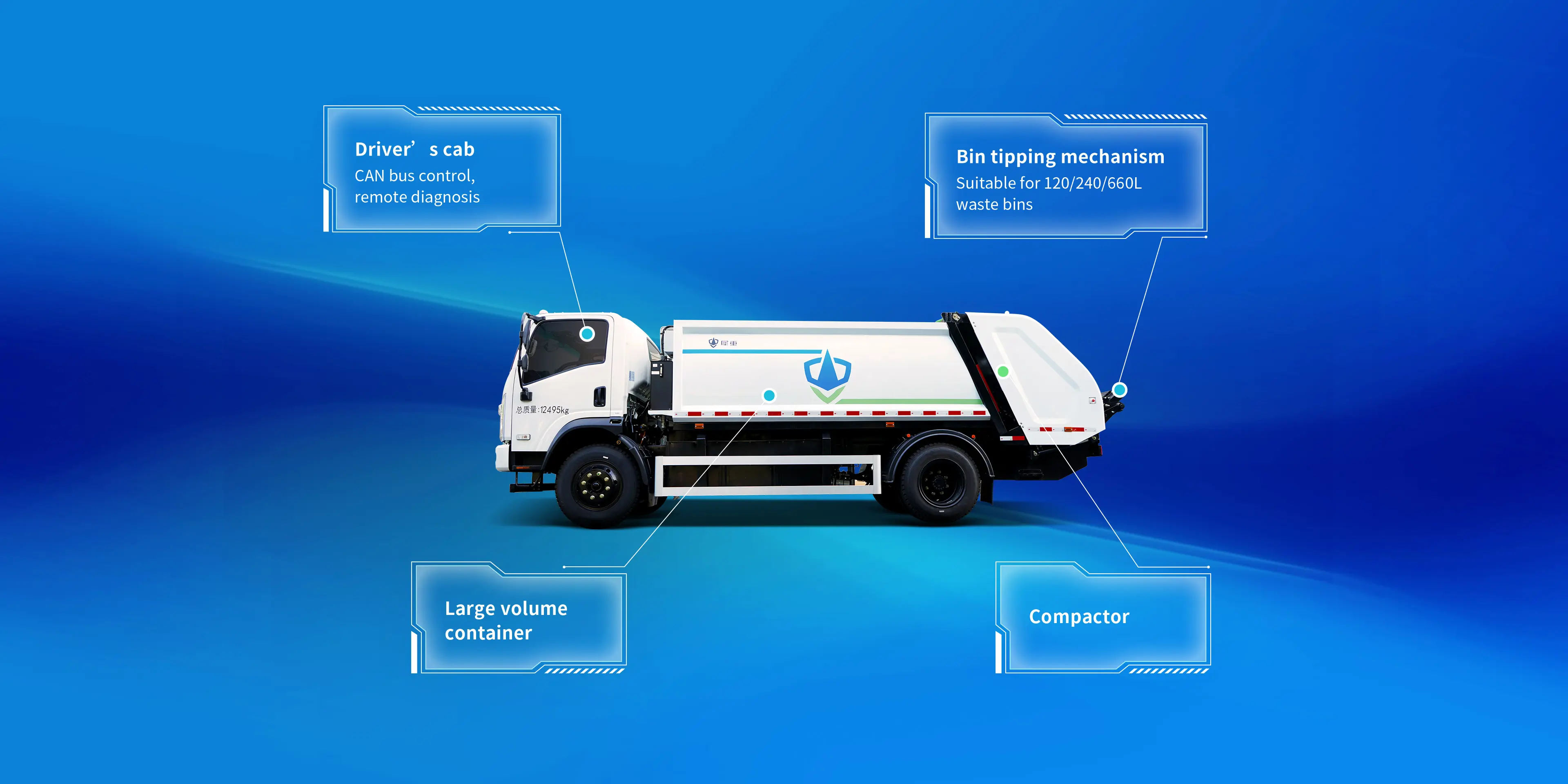 12T Compression Garbage Trucks