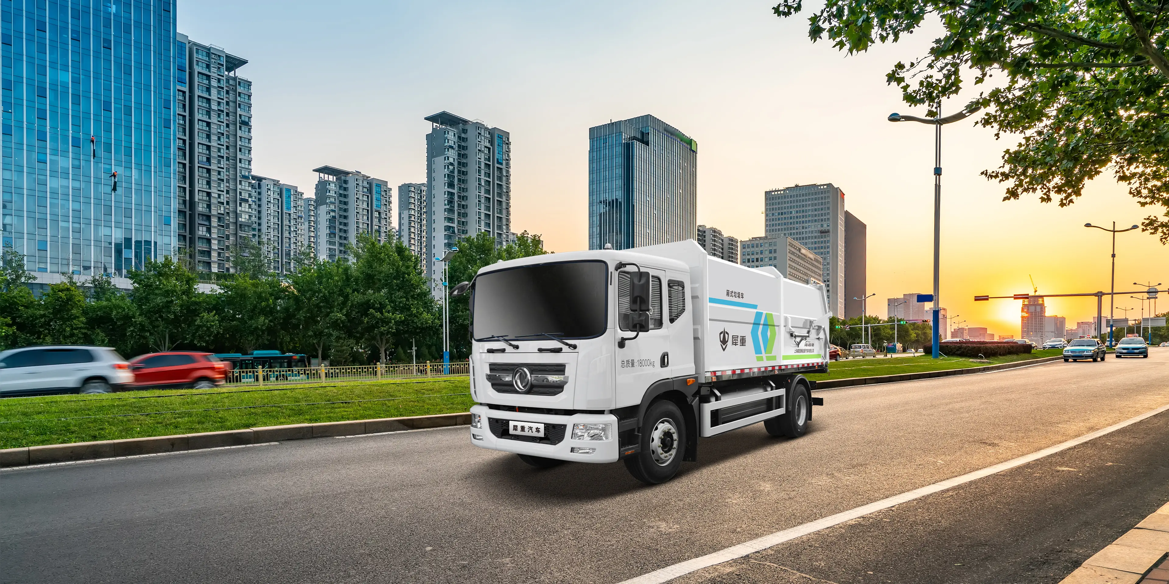 18T Box Type Garbage Truck