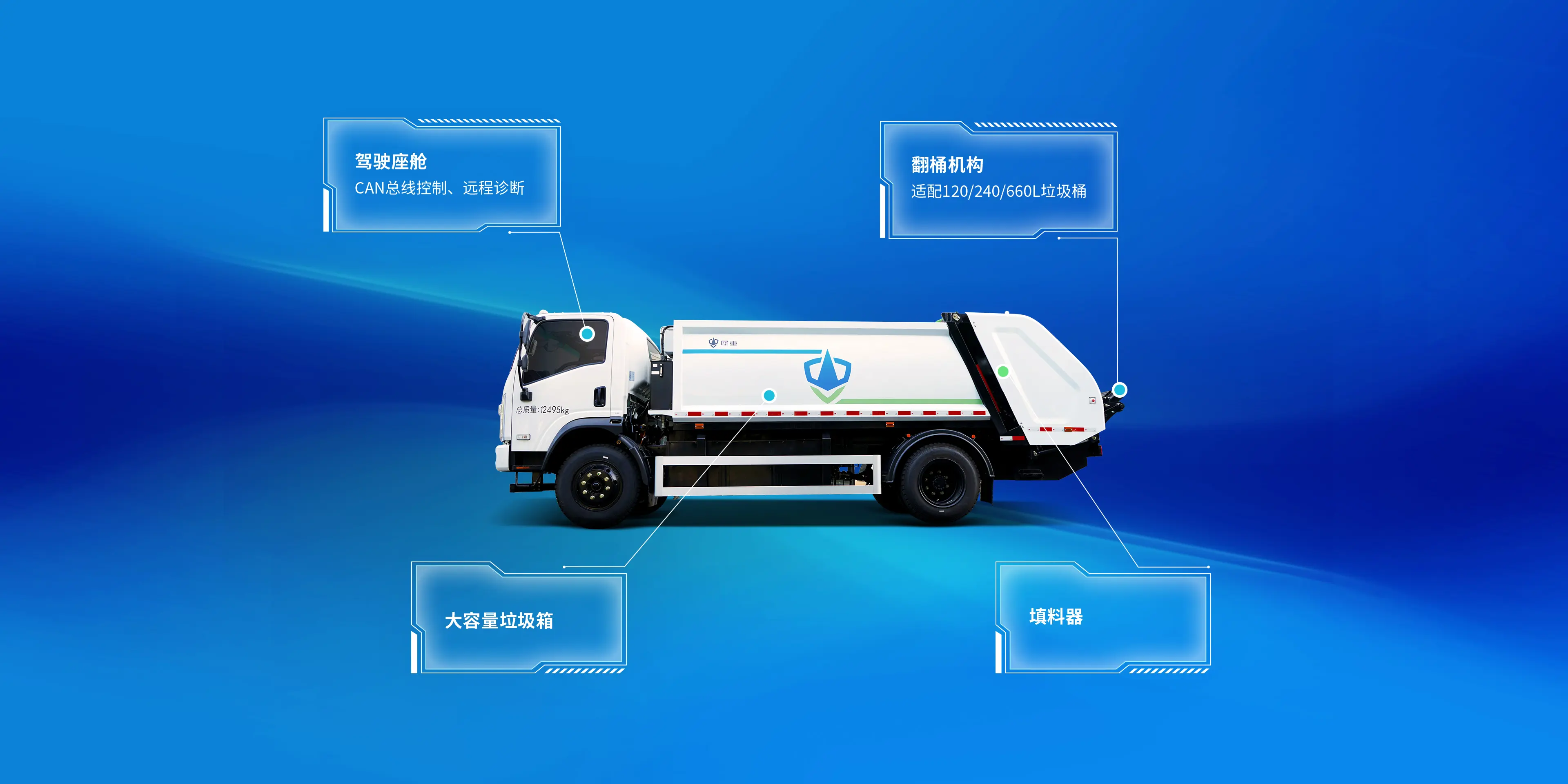 12T压缩式垃圾车